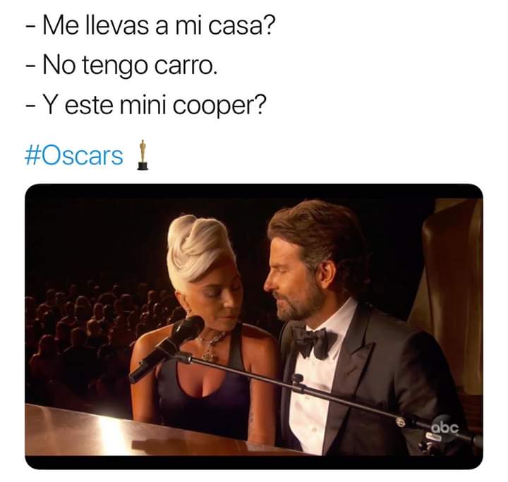 Tathiana_30's tweet photo. #LadyGaga #BradleyCooper 
#Shallow #Oscars #Oscar2019 https://t.co/rrxld7tZAy