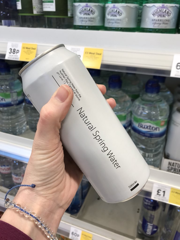 Delighted to see these in my local <a href="/Tesco/">Tesco</a> store! How long have you been stocking them? This should be pushed as a preference over plastic bottles! #BeTheChange #PlasticDiet