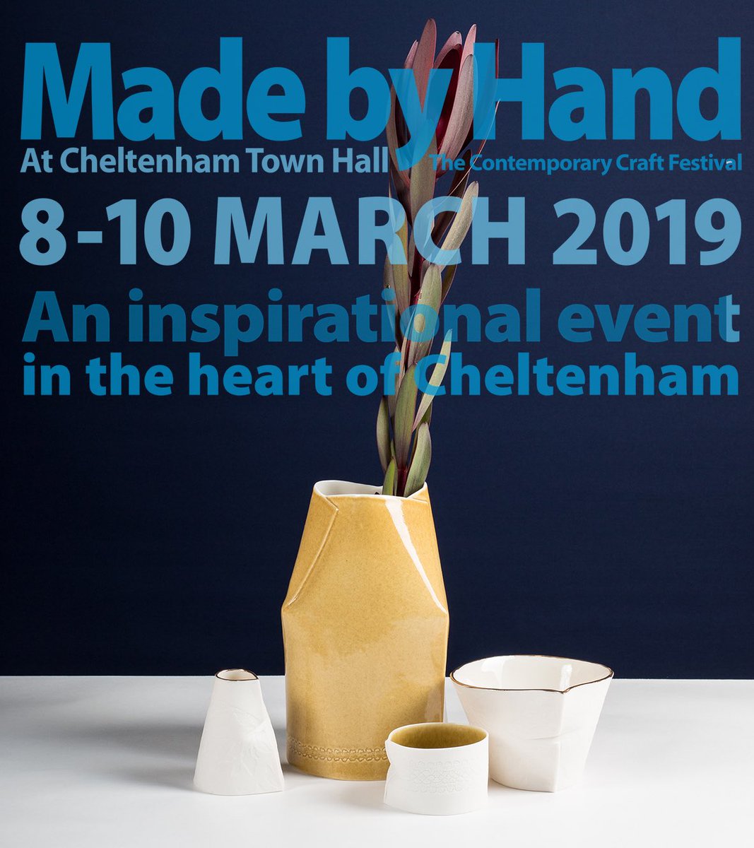 Not long until I exhibit for the first time at the second year of @MadebyHandEng. Can’t wait! #ceramics #madebyhand