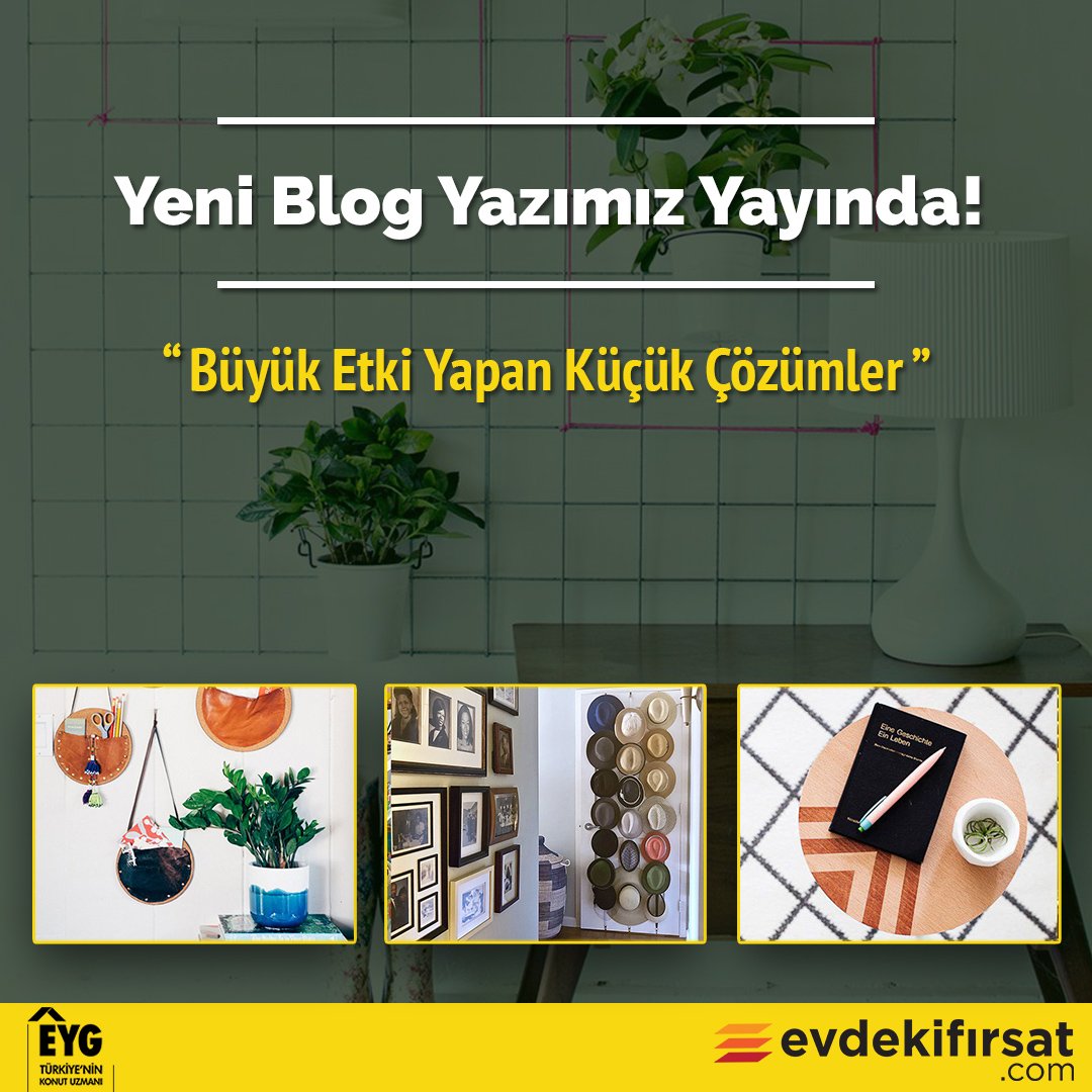 Başlamak için nerede olursanız olun, küçük alanınızdan en iyi şekilde yararlanmak için önerilerimizi sıraladık.
bit.ly/etkilicozumler