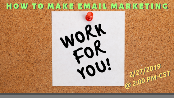 infofreedotcom's tweet photo. Register now! How to make Email Marketing Work For You! #webinar #infofree #emailmarketing #marketing #advertising #howto #lifeprotips
Link: https://t.co/m4jkxRakTB https://t.co/3QHr3wXxLx