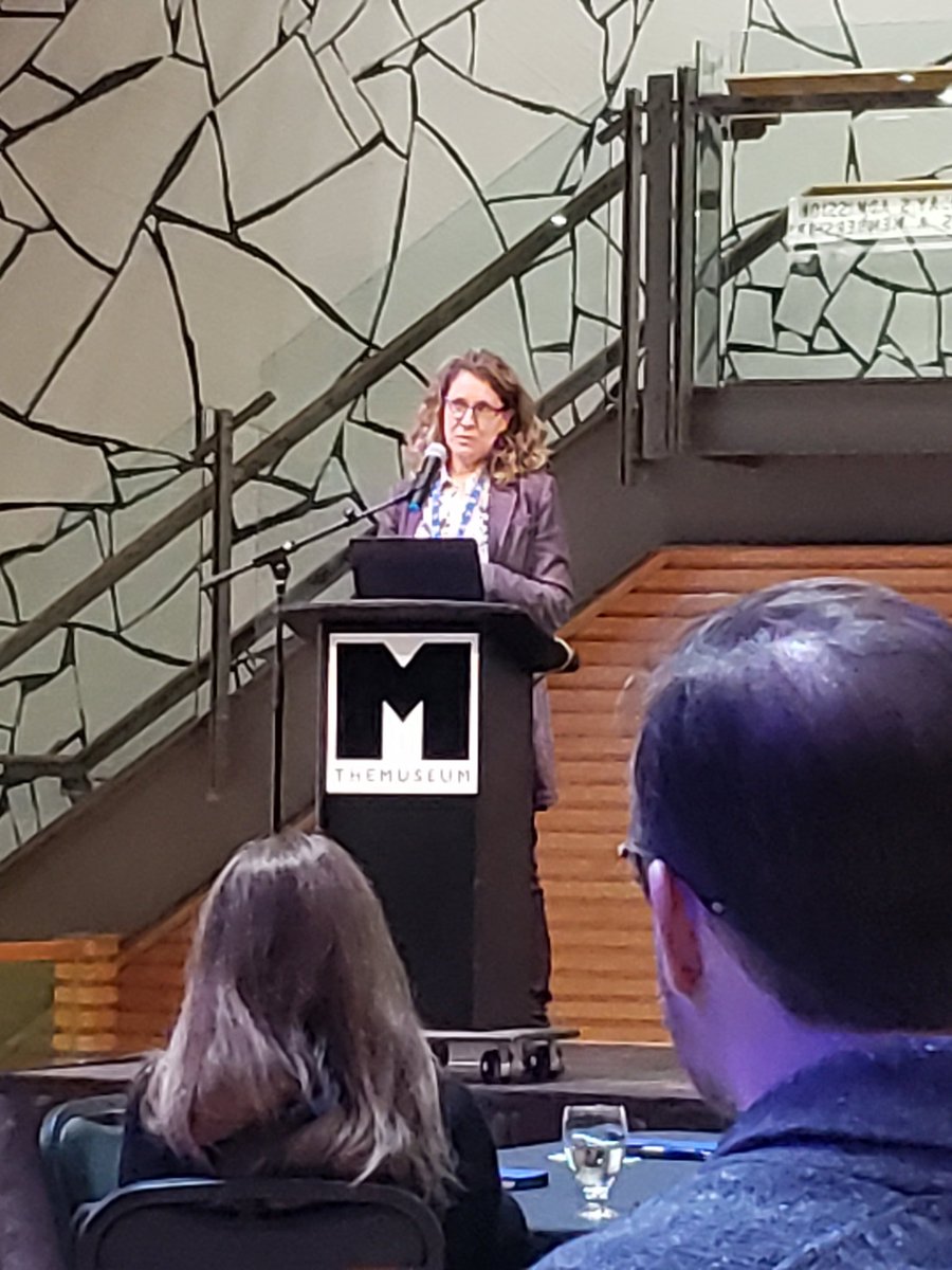 LindsayKernohan's tweet photo. Excited for the next two days of @AltCon2019 at @THEMUSEUM! Kicking things off with a keynote from @MegBeckel, the President & CEO of @MuseumofNature. #AltCon2019 https://t.co/0tqAlVEJBG