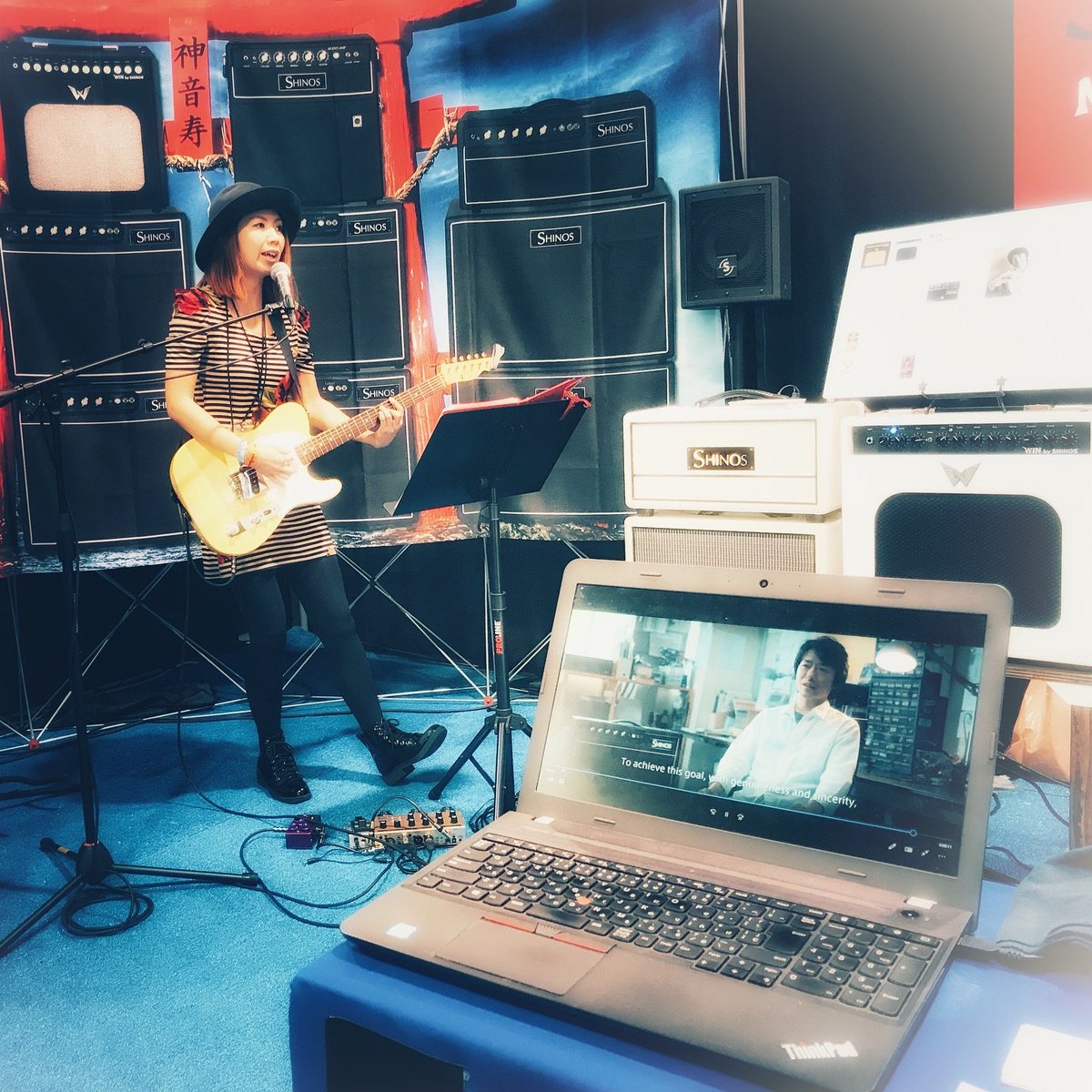 NAMM Showの Shinos Amplifier Companyブースにて、マスタービルダーの篠原さんと受けたインタビューの様子がアップされました。海外からのメディアにも興味を持ってもらえてとても光栄です。興奮気味で早口な私w 
youtu.be/opPgCOud8H0
#shinos #shinosamp #visionquestsound #namm2019