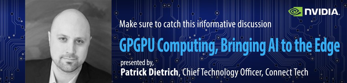 Connect Tech Inc. (@connecttechinc) on Twitter photo Join Connect Tech's CTO, Patrick Dietrich, tomorrow for a presentation at the #ew19 Exhibitor's Forum: 2:30pm, Stand 2-510. #gpu #embedded #Jetson <a href="/NVIDIAEmbedded/">NVIDIA Embedded</a> <a href="/NVIDIAEU/">NVIDIA Europe</a> Join Connect Tech's CTO, Patrick Dietrich, tomorrow for a presentation at the #ew19 Exhibitor's Forum: 2:30pm, Stand 2-510. #gpu #embedded #Jetson <a href="/NVIDIAEmbedded/">NVIDIA Embedded</a> <a href="/NVIDIAEU/">NVIDIA Europe</a>