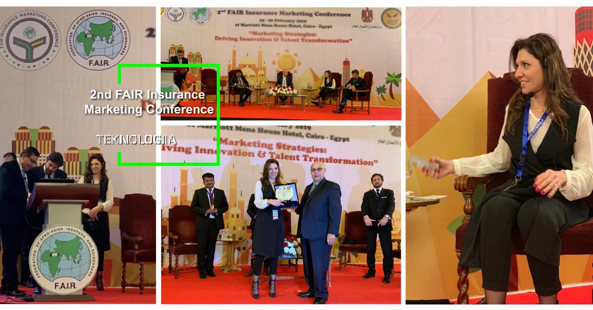 Teknologiialb's tweet image. During our participation in the 2nd Fair Insurance Marketing Conference, represented by our Chief Marketing Officer Mrs. Dady Geagea

خلال مشاركتنا ضمن فعاليات المؤتمر فير انشورنس الثاني في مصر للتحدث عن "التسويق الاعلامي: التحديات والفرص" 
#Teknologiia #Fairinsurance