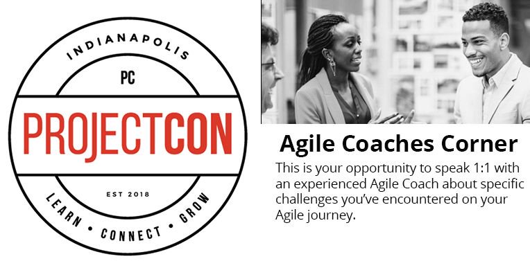 projectconevent's tweet photo. Are you finding it challenging to navigate your #Agile journey? #ProjectCon is your opportunity to speak 1:1 with an experienced Agile coach to find the guidance you need. PROMO:PC2019 #agilecon #indyprojectcon #pmot https://t.co/c1P1w8qOlY https://t.co/TAHlmmoyMY