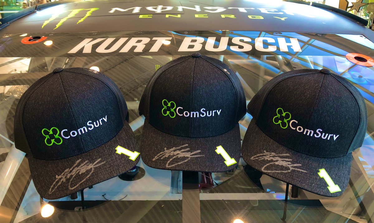 CGRTeams's tweet photo. To celebrate @KurtBusch’s 3rd-place finish in Atlanta, we’re giving away 3 signed @comsurv hats! 🏁

To be entered, follow these steps:
1) Follow @comsurv 
2) Follow @CGRTeams 
3) RT this tweet

Winner will be picked tomorrow at 11AM EST! 😄 https://t.co/rVRfc3vPG6