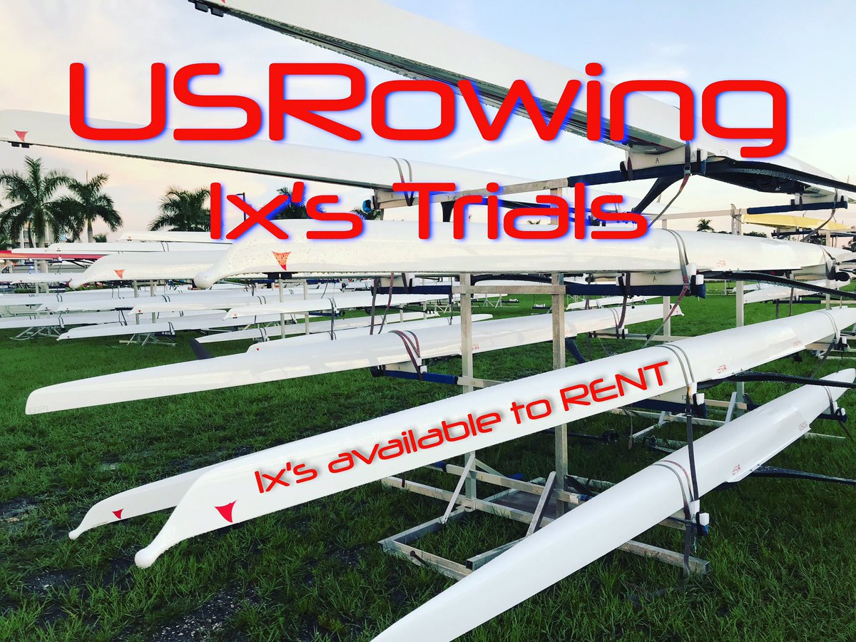 Hudson will have a fleet of 1x’s available <a href="/usrowing/">USRowing</a> 1x’s Trials &amp; Speed Order in Sarasota, FL April 18-21. Contact matt@hudsonboatworks.com for reservations and details! #beashark #USP