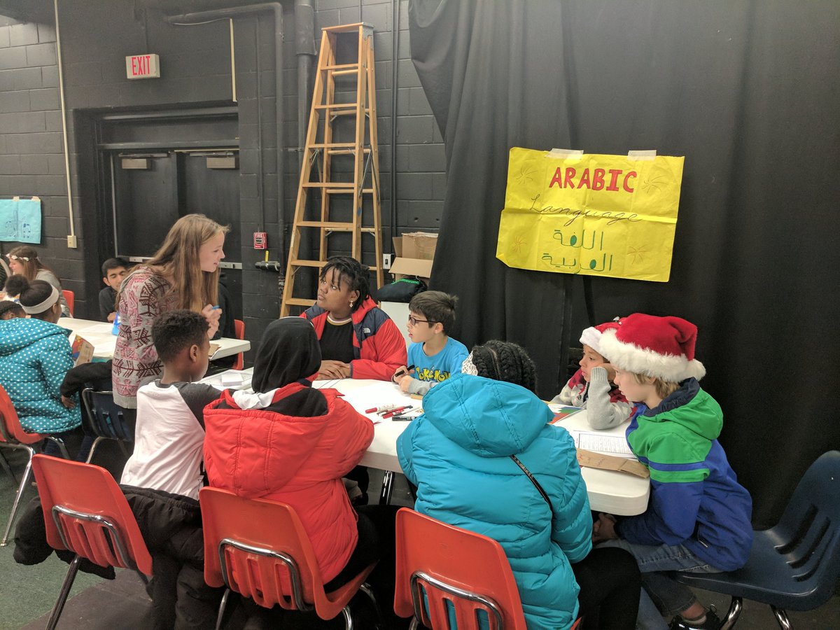 RPS_SPACE's tweet photo. 5th Grade Collaboration with MLWGS AP World Language students. @RPS_Schools #WeAreRPS https://t.co/lvIy5bxuTN