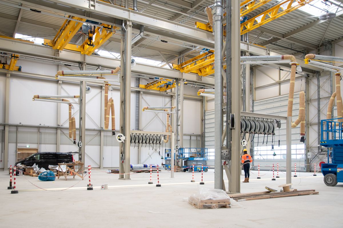 Bijna klaar voor oplevering! Afgelopen maanden is H4A druk bezig geweest met de realisatie van de nieuwbouw voor Mammoet. #maakhetbijH4A #nieuwbouw #Westdorpe #Mammoet