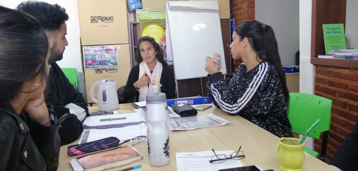 Estuvimos articulando actividades en conjunto con la gente de <a href="/inadi/">El Morro García</a>  y <a href="/SDHArgentina/">Secretaría DDHH</a> 🙌🏻.