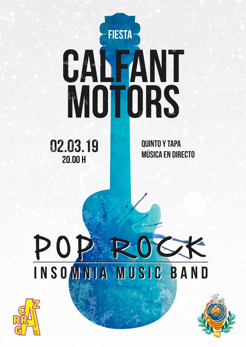 Si el fin de semana fallero os ha sabido a poco os esperamos este sábado en nuestro casal con música en directo y tapitas #Fallas2019 #JaEstemEnFalles