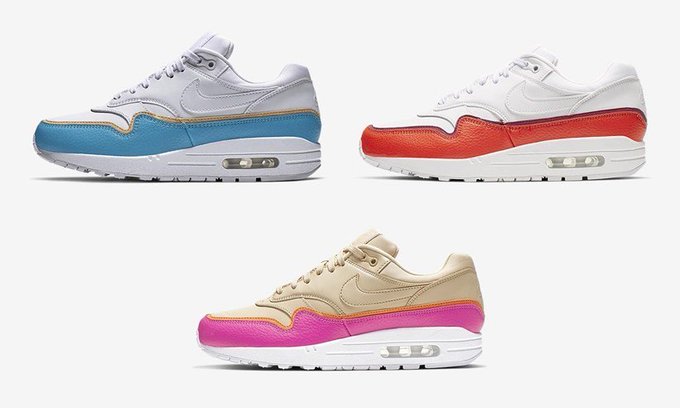 nike air max 1 liner pink