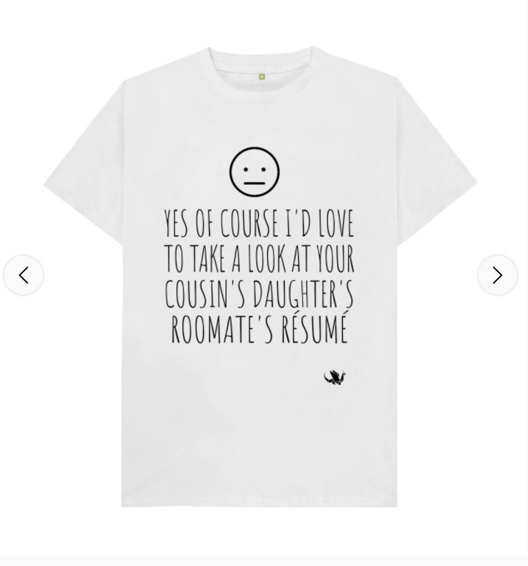 Recruiters! Are you in need of some passive aggressive t-shirts to wear to that next meeting with your hiring manager?  DBR has you covered! (literally)

dbr.teemill.com/collection/hr-…