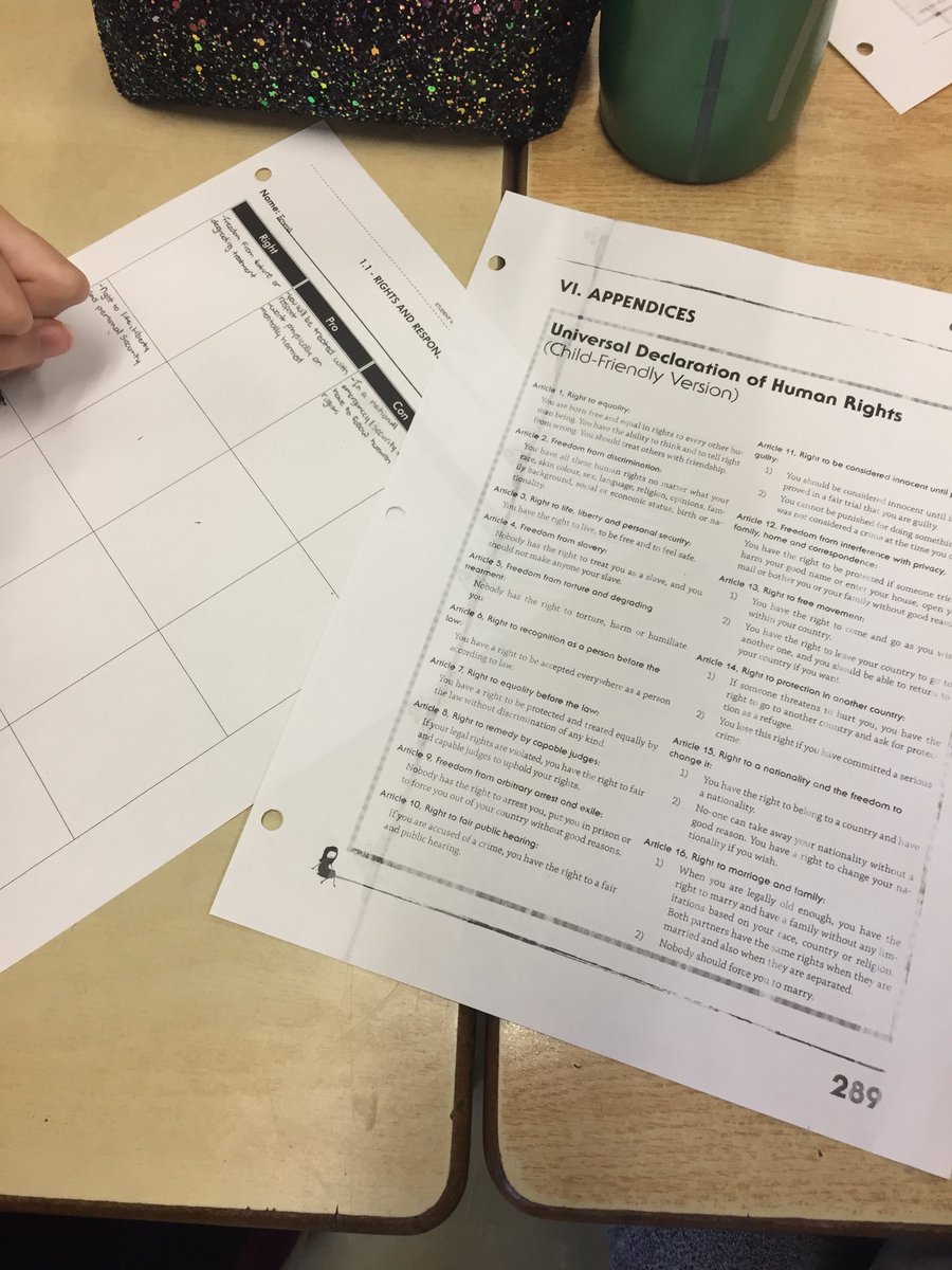 GandyRoom8's tweet photo. Closely examining and thinking about U.N. Human Rights.  #GandyLiteracy #GandyInclusion https://t.co/E5BQGlbQOf
