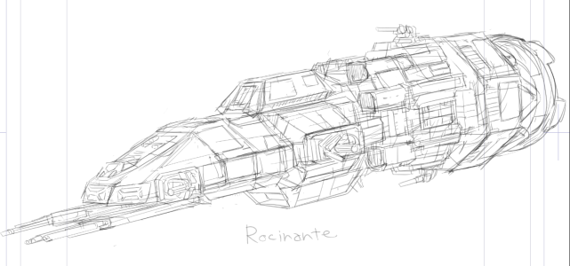 エクスパンス 巨獣めざめる』メインメカのロシナンテ号（Rocinante）を