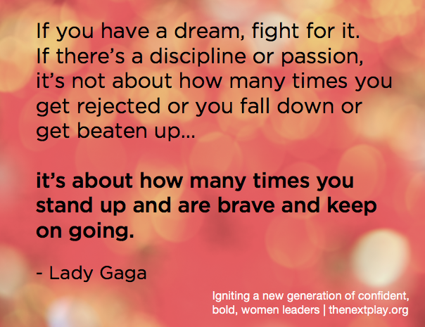 NxtPlay's tweet photo. The power of #perseverance and #courage  --- @ladygaga couldn't have said it better. https://t.co/5layD9fFlW