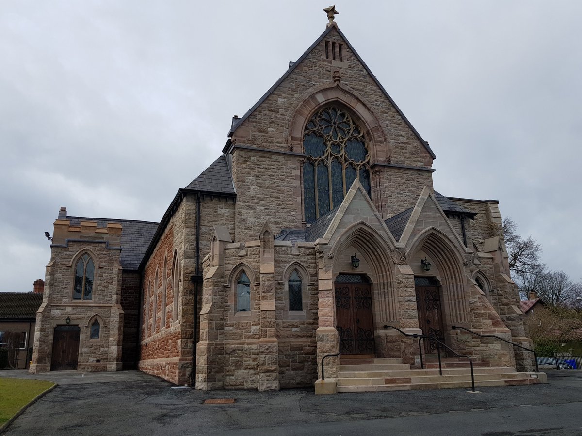 Some pics of recent work at Knock Presbyterian Church - after cleaning the #stainedglass &amp; #leadedwindows we installed custom storm glazing - tricky shaped windows, but looks great! <a href="/BUILDERMAG/">NI Builder Magazine and Events</a> @Specifymag