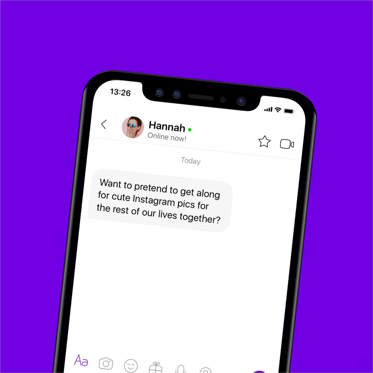 Badoo's tweet image. When you try to get a date with an Insta celeb.😅#DoItForTheGram #Badoo