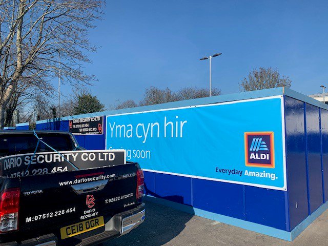 Started 2 new sites today! Grange Gardens with BECT and Aldi supermarket with Arc Bauen. look out for our new signs everyone! #DarioSecurityCoLtd #TakingOver