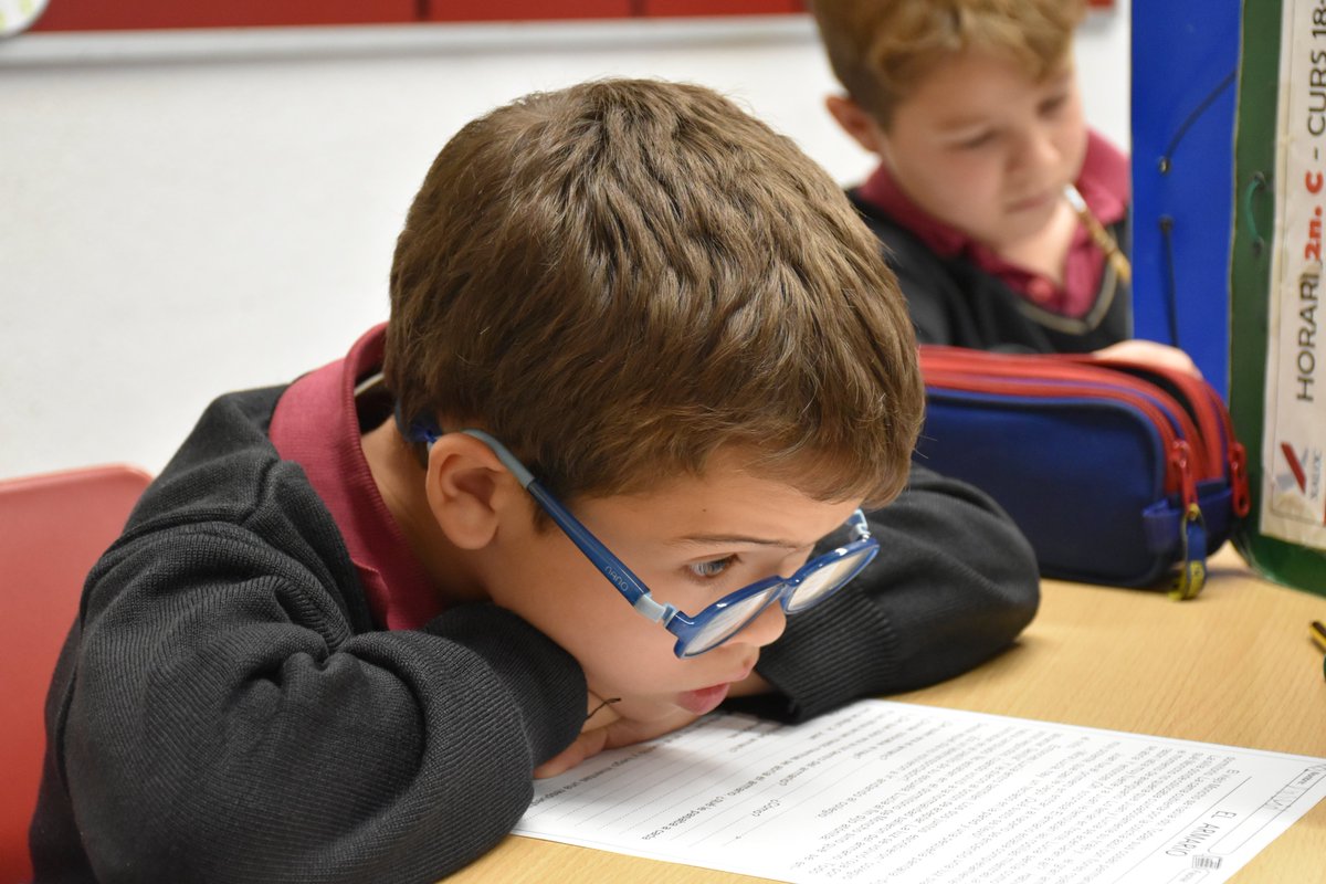 xaloc_edu's tweet image. Aquesta tarda, els alumnes de #2nPrimària han estat fent comprensió lectora! Se&apos;ls veu totalment concentrats! 📖👏
#Llengua #ComprensióLectora #Educació #Xaloc