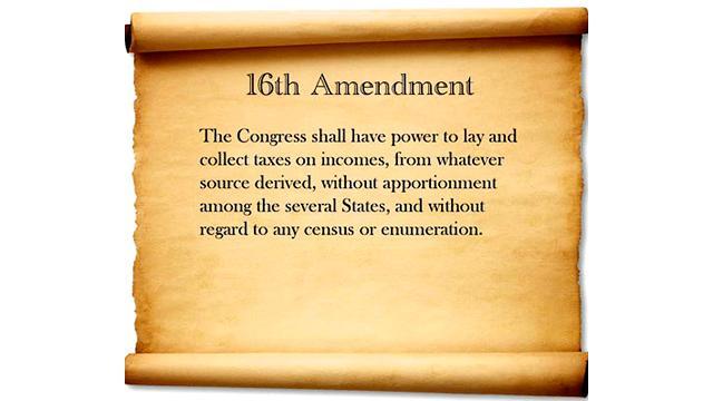 DrPnygard's tweet image. On this day in 1913, the #16thAmendment to the U.S. #Constitution, giving Congress the power to levy and collect income taxes, was declared in effect by Secretary of State Philander Chase Knox. The amendment-at the time-was considered a great reform.