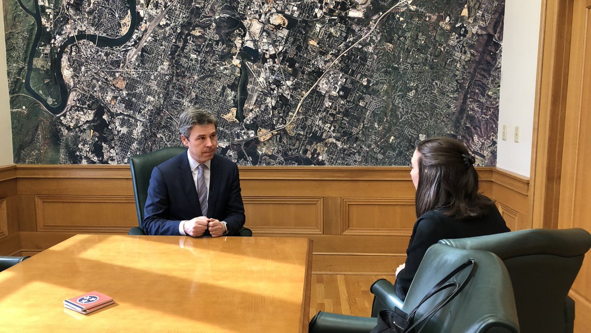 We sat down with Mayor <a href="/AndyBerke/">Andy Berke</a> for a one on one. @WRCB will have a full story tonight.