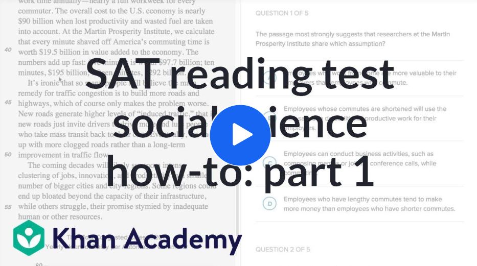 OfficialSAT's tweet photo. Learn to dissect social science passages on the SAT Reading Test. #SATPractice https://t.co/9DKWnvNjVn https://t.co/Cx923W9qTl