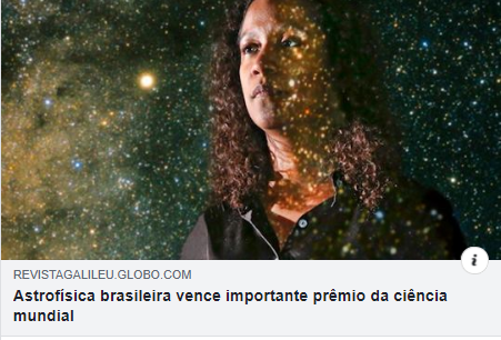 Mais uma conquista para a Ciência brasileira! 🤩 A astrofísica capixaba Marcelle Soares-Santos teve seu trabalho reconhecido pela Fundação Alfred P. Sloan. Ela é “uma das melhores jovens cientistas trabalhando hoje”. Parabéns, Marcelle! 💛 glo.bo/2SSlmDM
