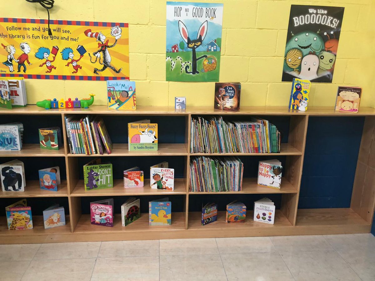 yvette_wilso's tweet photo. Meet our donor Elaine Dickson @thereadingowls as she poses with our Officer Lattamar Coombs after completing set up of library at Charlton Infant. Opening Ceremony will be 26/2/19 @l_coomb #StrongPartnerships #12StandardsMatter @tkmsingh @karlenedesland1 @ECCJA https://t.co/felGippfQ5