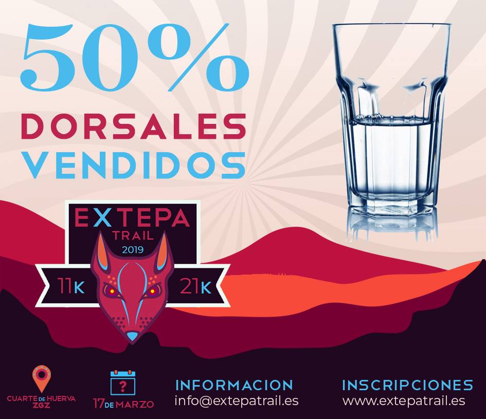 ClubCuarte's tweet image. LA MITAD DE LOS DORSALES VENDIDOS!!! Y falta casi UN MES para la carrera!!! 
No te duermas, esto coge ya velocidad
Pilla el tuyo en: extepatrail.es/inscripciones