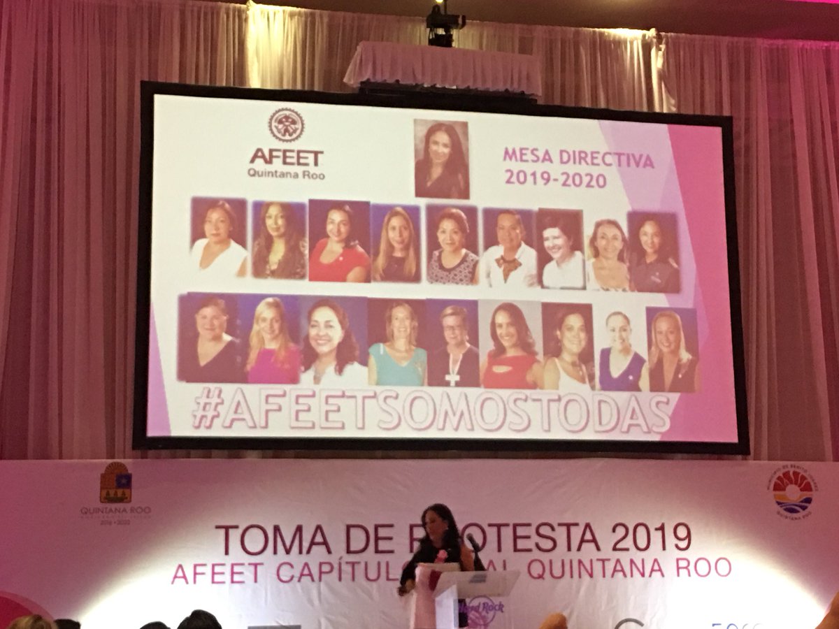 Mesa directiva 2019... #AFEETsomosTodas #AFEET #AFEETQuintanaRoo