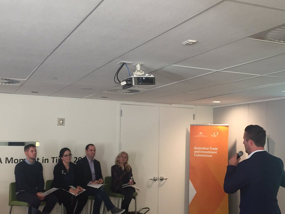 BBB1216BBB's tweet photo. Australian cybersecurity companies pitch their products and services to leading VCs at special Australian Cyber Security Mission event held at Australian Consulate in NYC today. Think of it as a cyber Shark Tank. @SCMagazine https://t.co/pkKgeieKgo