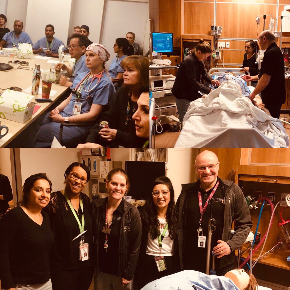 Our staff had a unique opportunity to practice their emergency management skills through an innovative simulation exercise. Led by Dr. Saroo Sharda at #otmh the simulation aimed to keep mothers and babies under our care as safe as possible. 
<a href="/MacAnesthesia/">McMaster Anesthesia</a> <a href="/McMasterU/">McMaster University</a> <a href="/Sunnybrook/">Sunnybrook Health Sciences Centre</a>