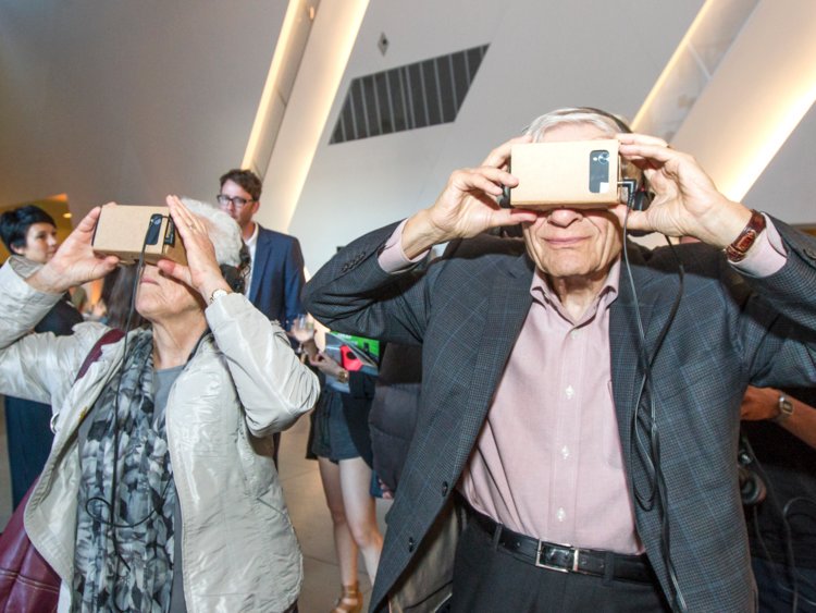 Since we're talking about contact-sharing, devices should also "sync up" content.   Imagine loading up an experience in #VR or #AR on your own device, then simply touching someone else's device, so that the content starts and runs at the same time, together. Great for #360video