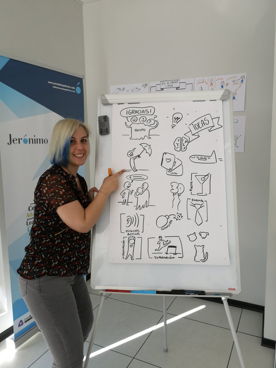 epeinadom's tweet photo. Me llevo un montón de ideas, ejemplos y trucos del curso de hoy de #facilitaciongrafica de @Ksiopeaslight se me ha pasado la mañana volando ☺️ https://t.co/n6hI2ZQeLZ