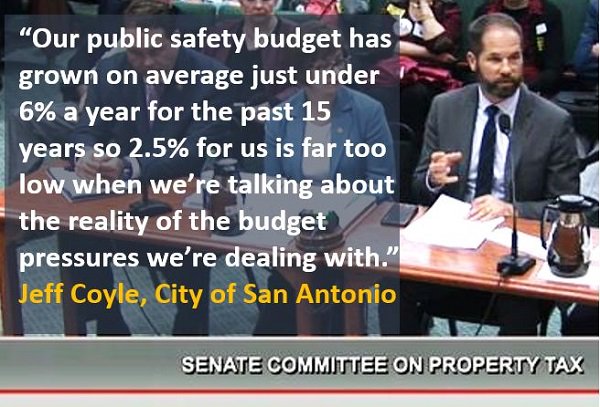 TML_Texas's tweet image. #SB2 committee testimony from San Antonio:  Revenue cap is unrealistic for providing public safety. #txlege #HB2