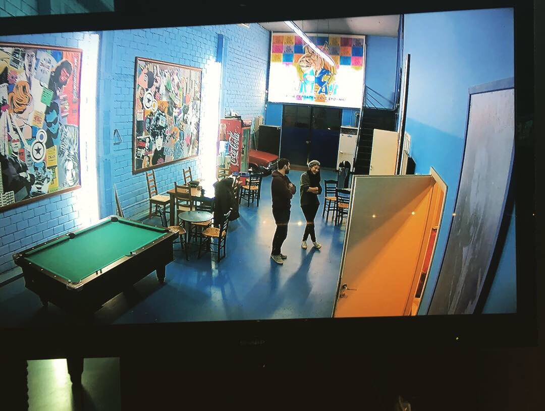 chuckpmusic's tweet image. A few snaps from @margonancyfor about to go LIVE tonight on @radioarvyla TV Greece! #musicistheanswer #radioarvyla #drummersview #storiesofmargo #greece