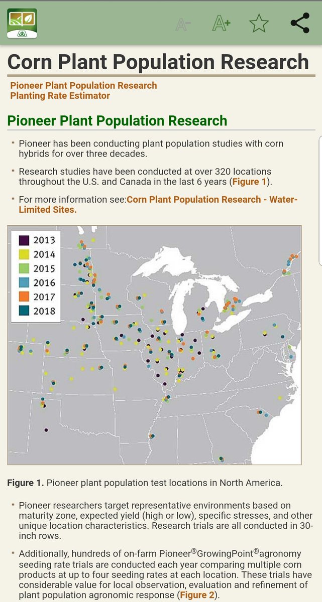 <a href="/PioneerSeeds/">Pioneer Seeds U.S.</a> <a href="/CortevaUS/">Corteva U.S.</a> has an extensive library with hundreds of agronomy articles from Pioneer/University studies. This app is an absolute gold mine of resources! Whether you grow Pioneer or not, it's a handy resource for any farmer 👍
