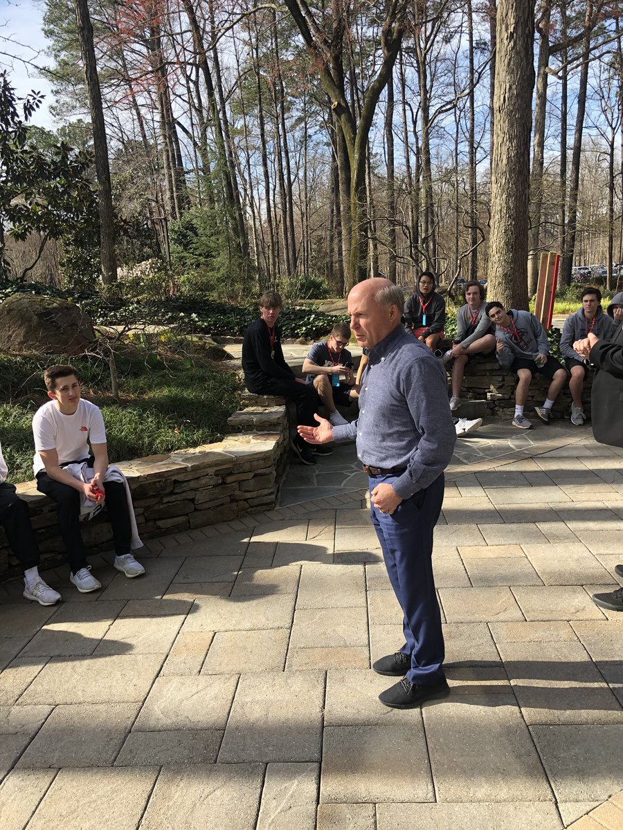 MrJ_JCHS's tweet photo. @dancathy thanks for stopping by to say hello to us in the #cfatours today. Such great words of wisdom and encouragement! @LeadGladiator @JohnsCreekDeca @FCSCTE @Steve_Sweigart https://t.co/VuvlzfGhVm