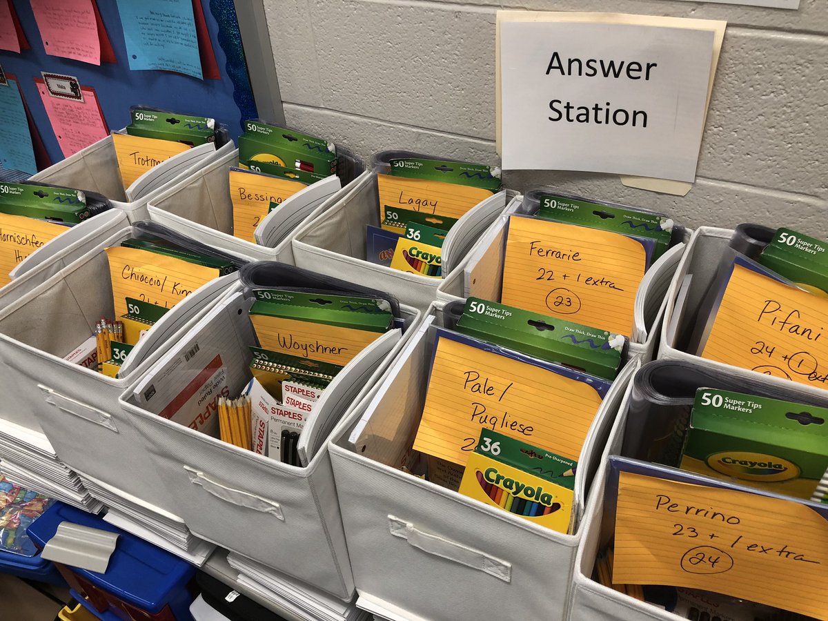 woysh503's tweet photo. Books for Bears 🐻The DEF awarded a grant for our 3rd graders to create books of their own. Each third grade teacher is receiving a huge bin full of writing materials for his/her class. Thanks @DelranEF! @Delran_Super @DeSimoneChristy @eileen_baker https://t.co/Q3xiQlJgir