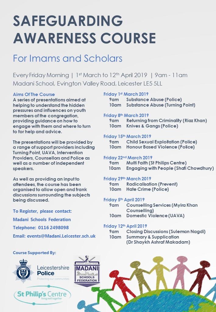 Very important training for female and male scholars