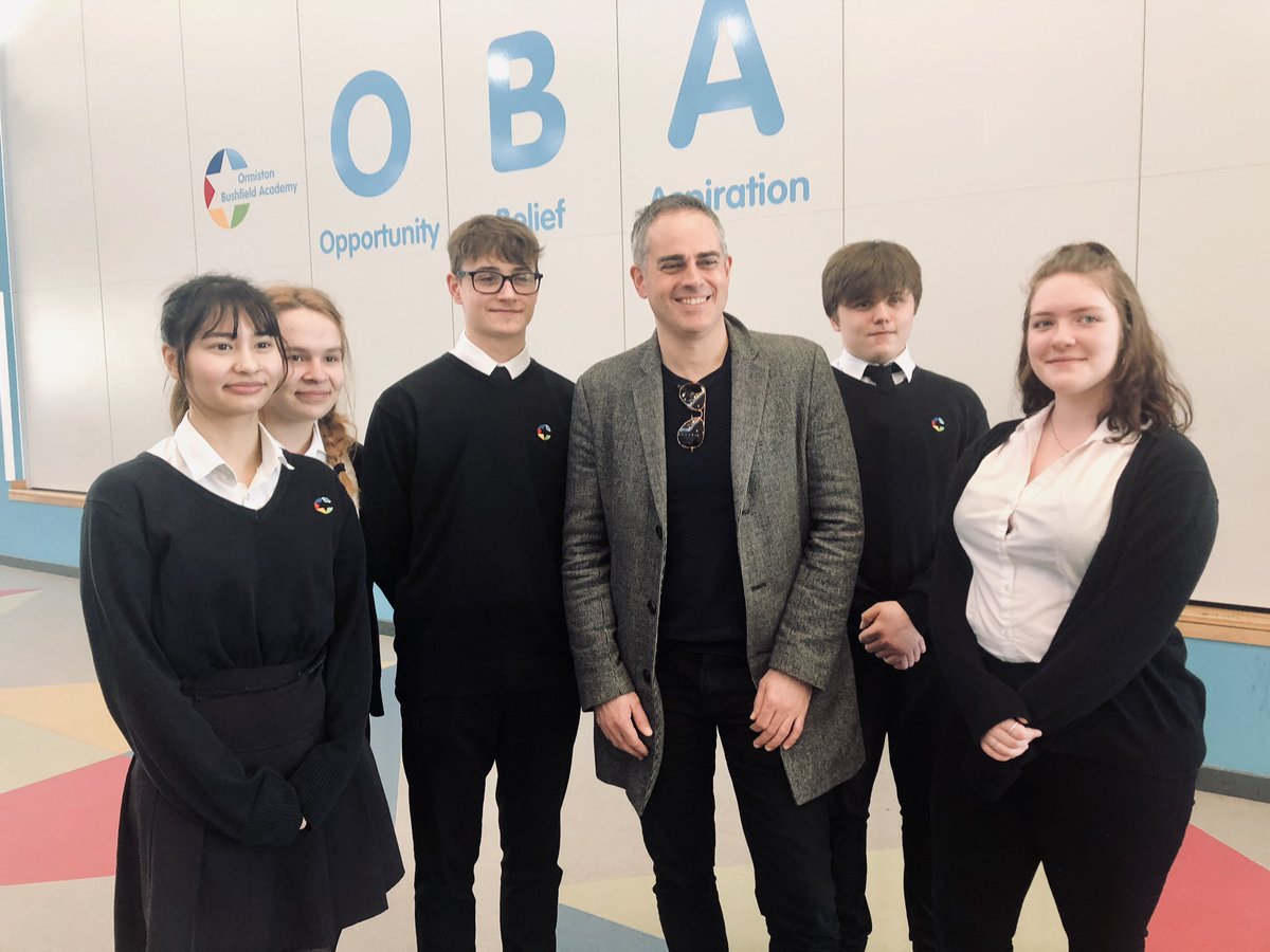 obapeterborough's tweet photo. Huge thank you to @jon_bartley for speaking to our sixth form students this afternoon and to @HowellOWGreens for helping to arrange this #opportunity. Jon faced some gruelling questions and helped develop our students understanding of politics and society. https://t.co/LsM1nsp6t0
