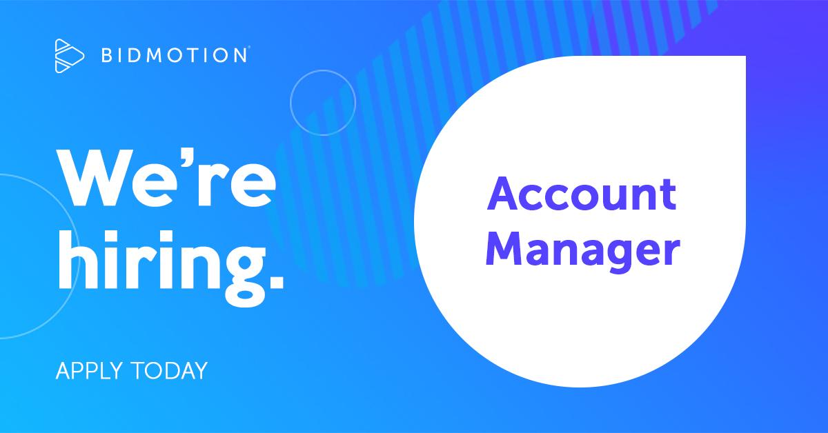 BidMotion is expanding its team! We're looking for a talented Account Manager to join our Paris office 🇫🇷  If you're looking for a challenging role in a fun and international team then we want to hear from you! Apply via bit.ly/2DWkd4T or reach out to hr@bidmotion.com