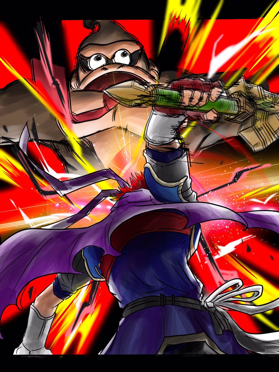 Ryoma Kawauchi ロイ Vs ドンキーコング スマブラ イラスト ロイ ドンキーコング Ryoma Kawauchi ロイ Vs ドンキーコング スマブラ イラスト ロイ ドンキーコング