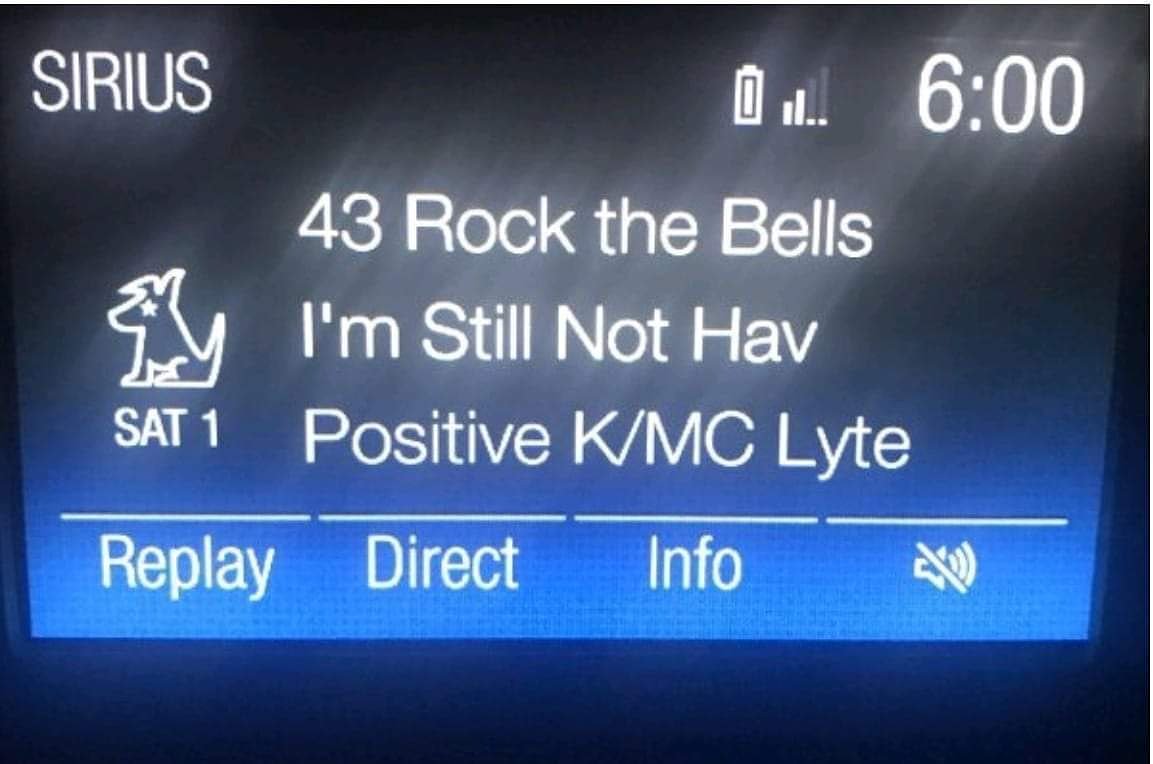 Positive_K_'s tweet photo. Tune into #Rockthebells and Listen to the classics plus new songs from the OG's Like the new smash hit "I'm sillll not Havin it" by @positive_k_  and @mclyte https://t.co/6xcoV2LpEk