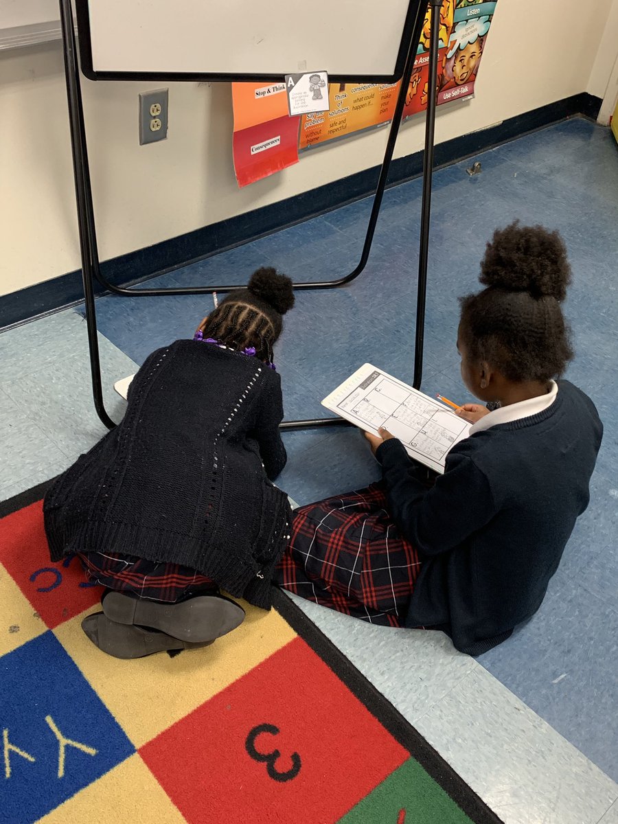 EducatethemBrit's tweet photo. This is what ✨Marvelous Monday✨looks like in 2nd grade. Students are engaged in a scavenger hunt review💕. #Benchmarkprep @Robinviews @ClaraOkoka @APS_KBall https://t.co/SAJShi0J5g