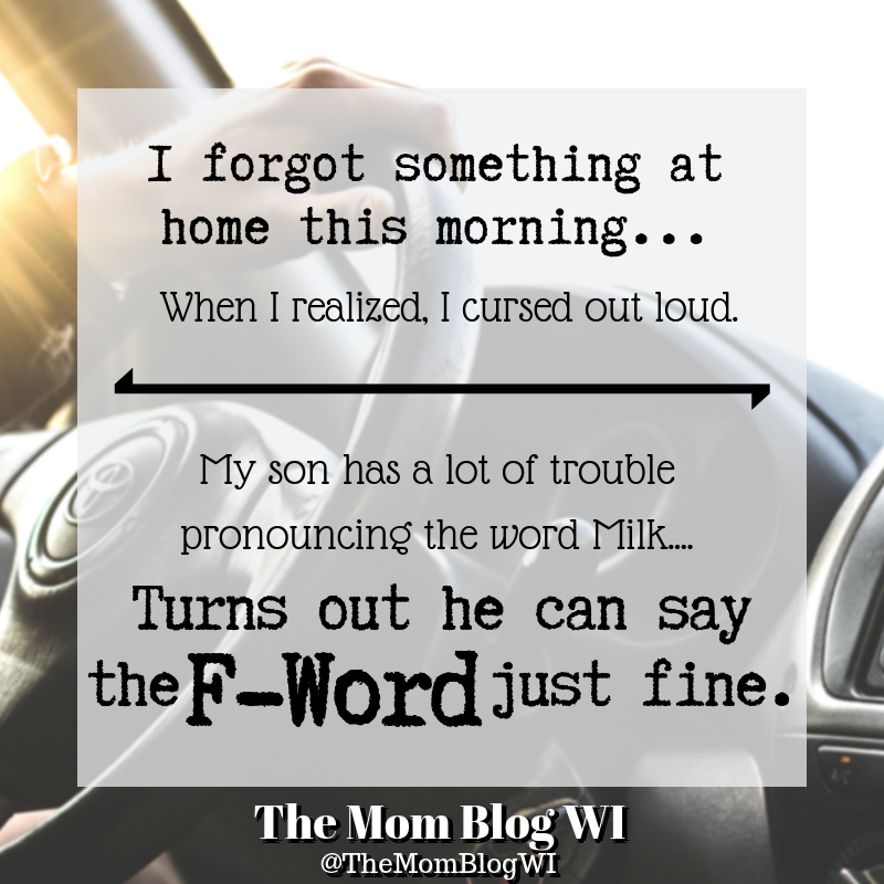 TheMomBlogWI's tweet photo. Turns out he can say the F-Word just fine... 🤣 https://t.co/y8bX761v7Z #MomBlogger #TheMomBlogWI https://t.co/wHQdApZUvZ