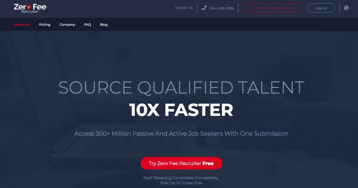 zerofeerecruit's tweet photo. https://t.co/na0kT2BXb3 - Post Jobs Free - Source Qualified Candidates 10x Faster https://t.co/fuYcmB9A9f