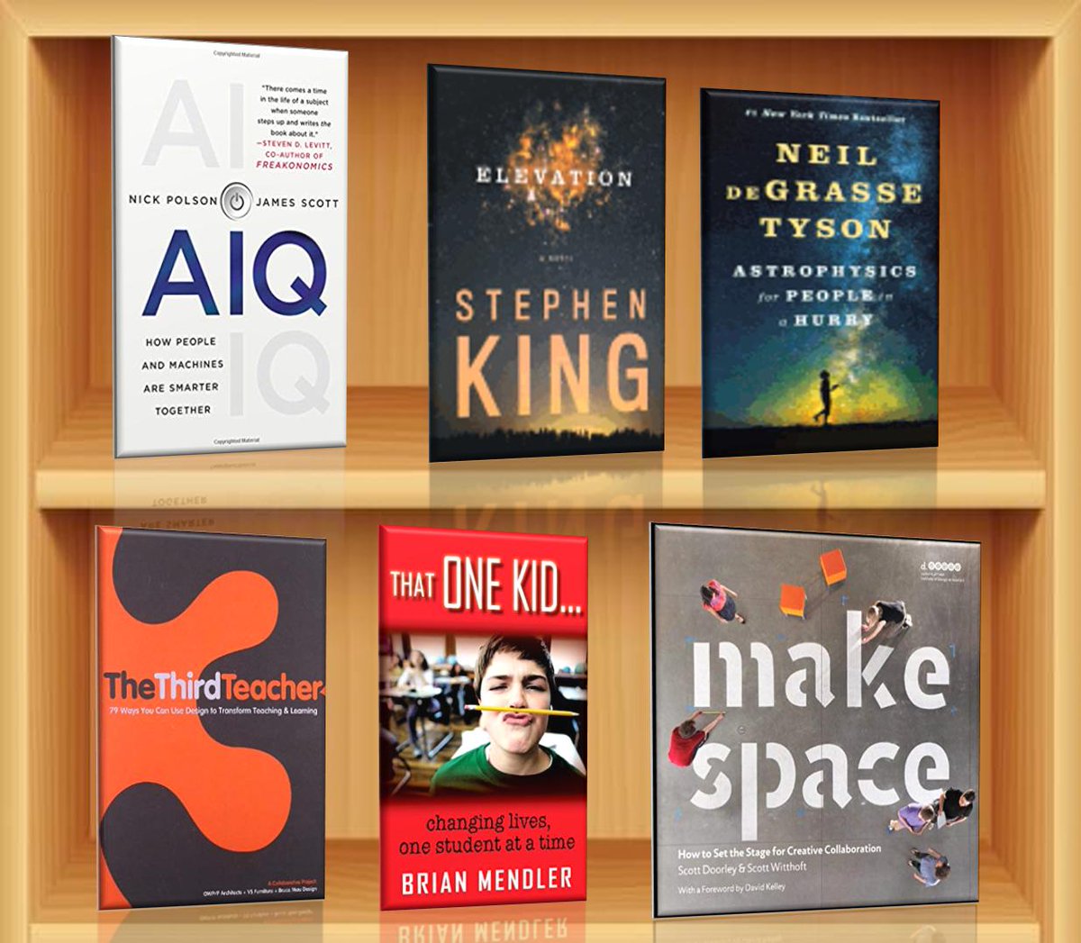 LibraryJchs's tweet photo. These books hit our shelves today! Come in and see what's new in our NEW BOOKS section. https://t.co/qrI0Z9S2aE